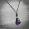 Dot the I - Amethyst Sterling Silver Necklace