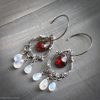 il_fullxfull.7220846231_7ivi.jpg Blood Moon - Moonstone Garnet Wire Wrapped Sterling Earrings